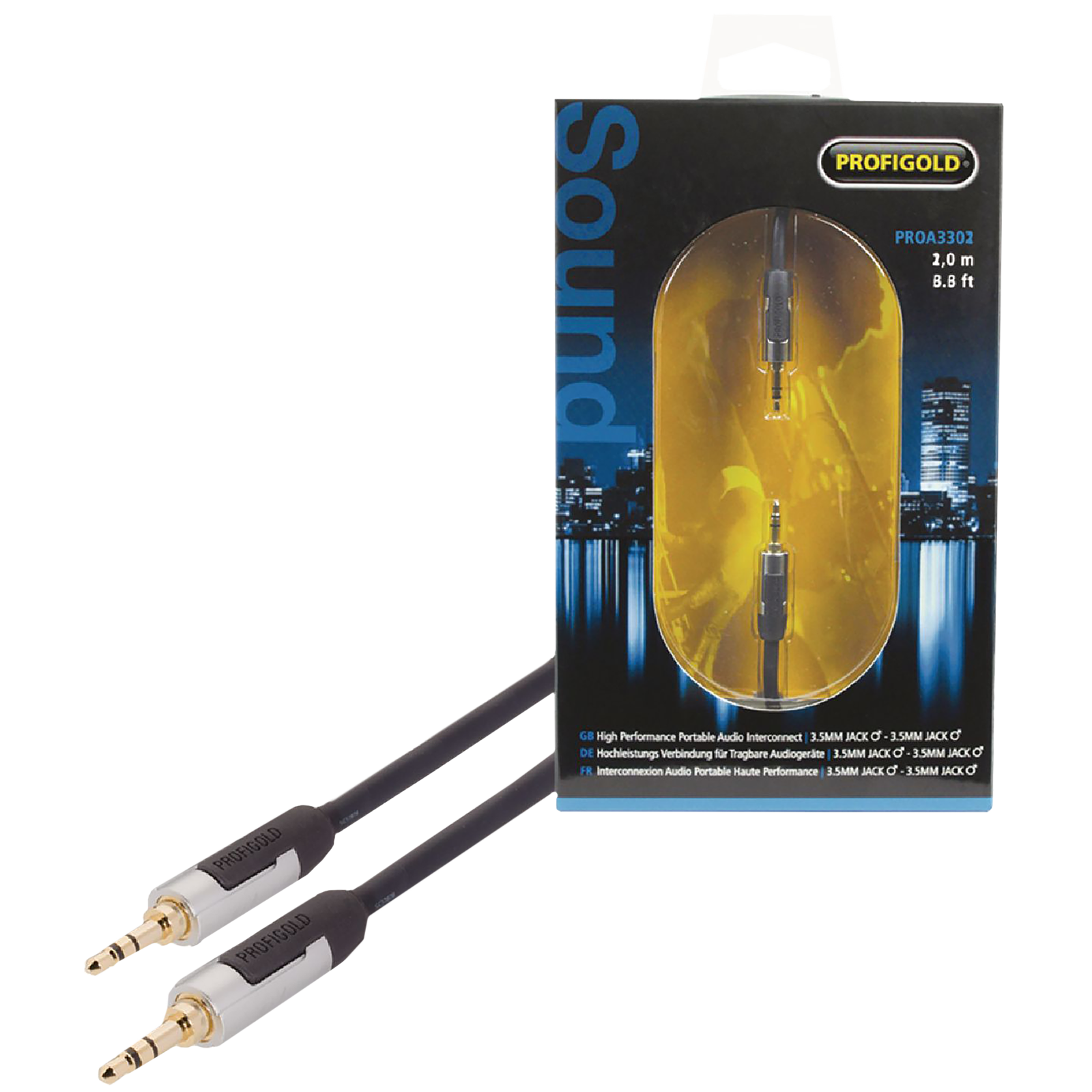 Buy Profigold 3.5mm Aux to 3.5mm Aux 3.3 Feet (1M) Cable (IAT